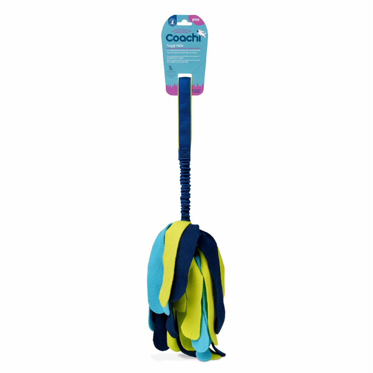 Coachi Tuggi Spider - Interactive Dog Toy for Tug of War & Play. Strong & Comfortable, Stretchy Bungee Handle, Reward Training, 