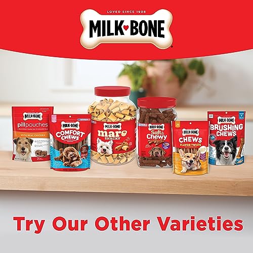 Milk-Bone Minis Flavor Snacks Dog Treats, 36 Ounce Crunchy Texture Helps Reduce Tartar