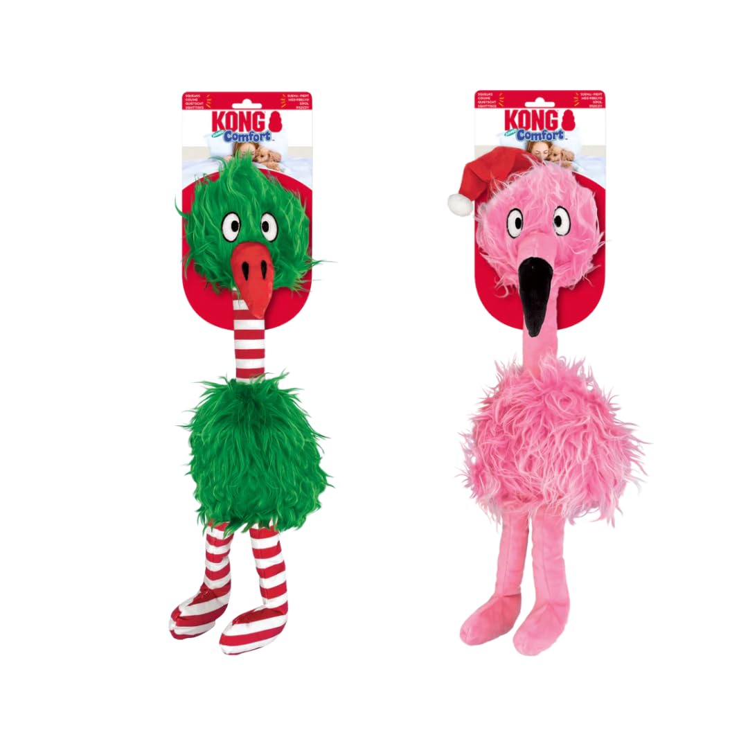 Kong Holiday Comfort Jumbo Bird Dog Toy Assorted, X-Large