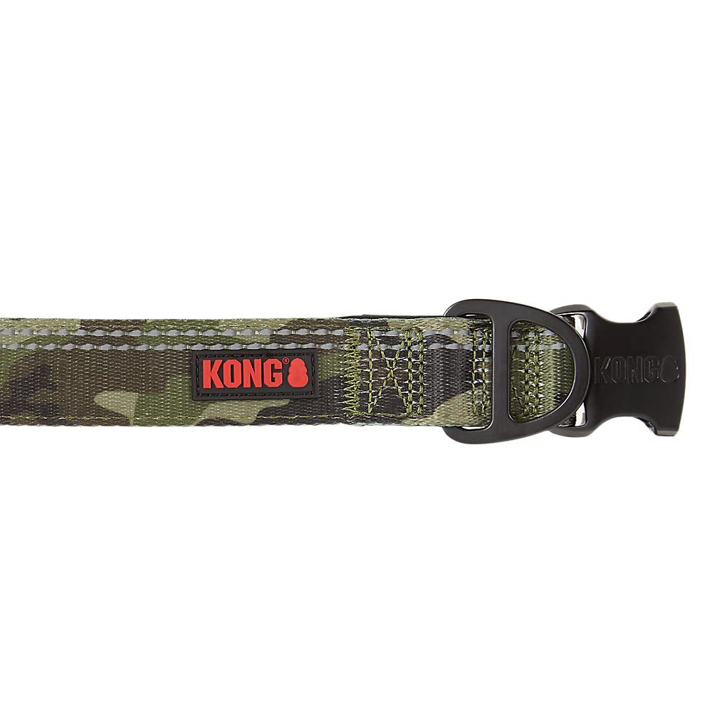 Kong Max Hd Ultra Durable Neoprene Padded Dog Collar (Small, Camo)