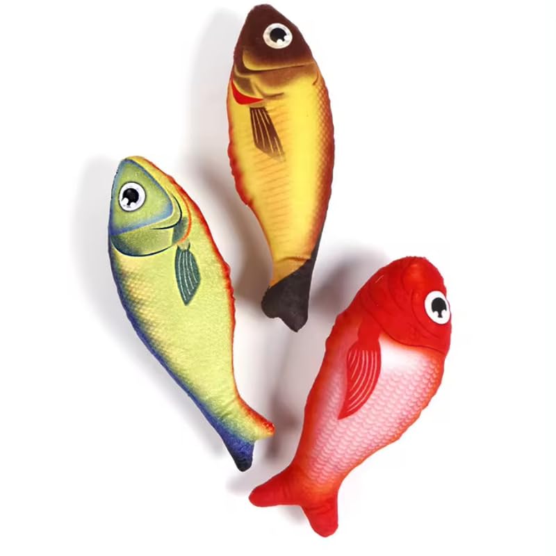 Dog Trust Catnip Toys For Indoor Cats Interactive, Funny Kitten Toy Cat Chew Training Toy, Gift For Cat Lovers, Cute Fish Shape1