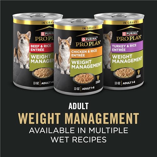 Purina Pro Plan Adult 7 Plus Weight Management Shredded Blend Chicken and Rice Formula Senior Dog Food - 6 lb. Bag