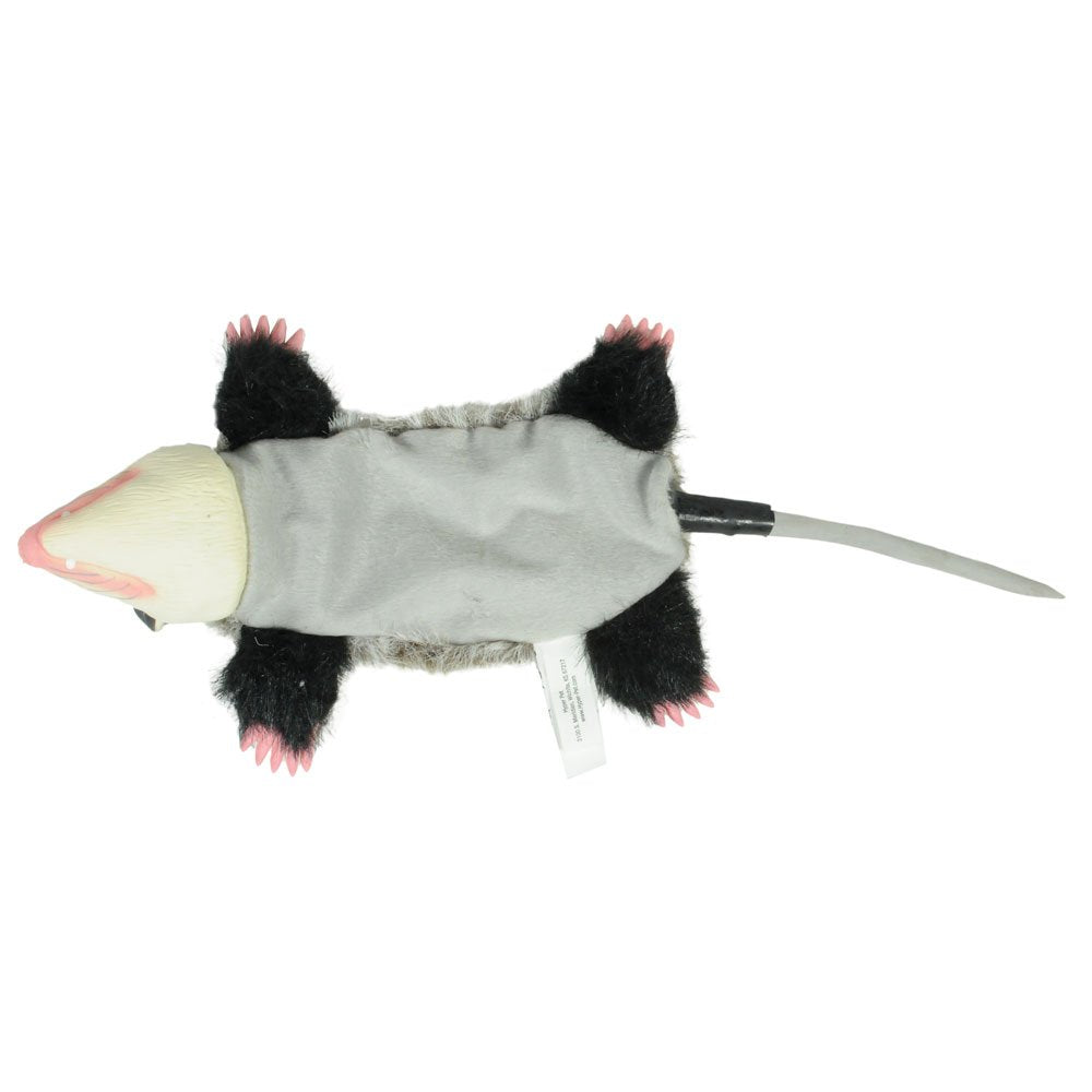 Hyper Pet Opossum Plush Dog Toy - Medium Grey - New Materials Only - Model 48849