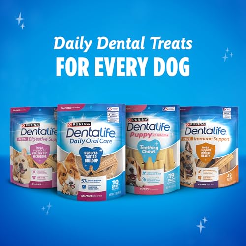 Purina DentaLife Made in USA Facilities Large Dog Dental Chews, Daily