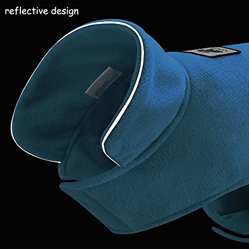 Creation Core Windproof Plush with Sport Vest Dog Clothes Night Reflective Jacket Pet Keep Warm Jacket No Pull No Choke Design E