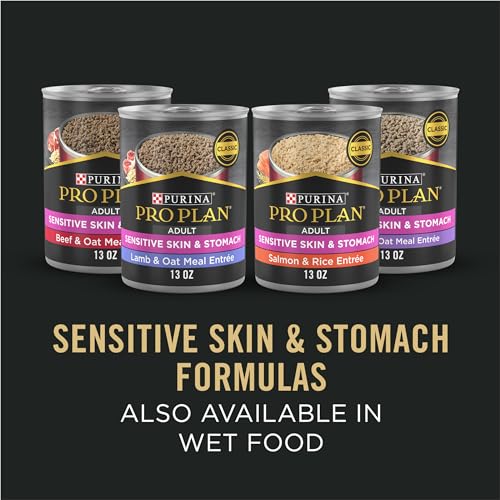 Purina Pro Plan Sensitive Skin and Stomach Dog Food Large Breed Salmon and Rice Formula - 24 lb. Bag