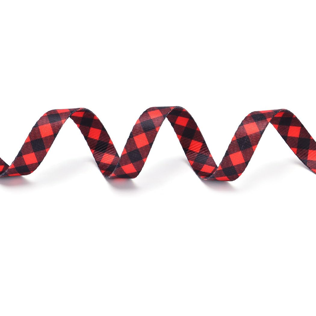Red Plaid Dog Collars For Medium Dogs, Pretty Pattern Dog Collar Metal Buckle Durable Soft Girl Puppy Collars For Xsmall Small M