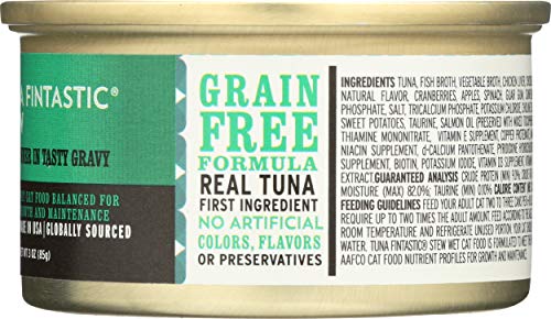 CAT FOOD TUNA STEW CAN