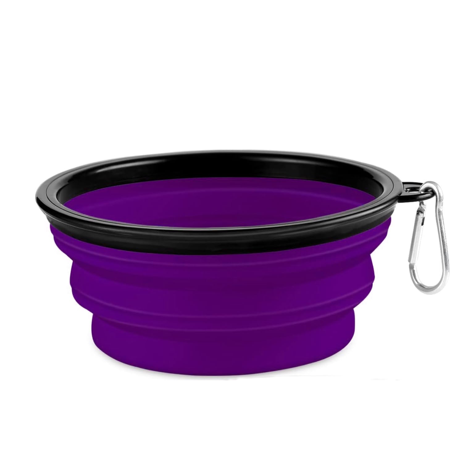 Emily Pets Collapsible Pet Bowl Dog Bowl, Portable Silicone Pet Feeder, Foldable Expandable For Dog/Cat Food And Water, Travel B