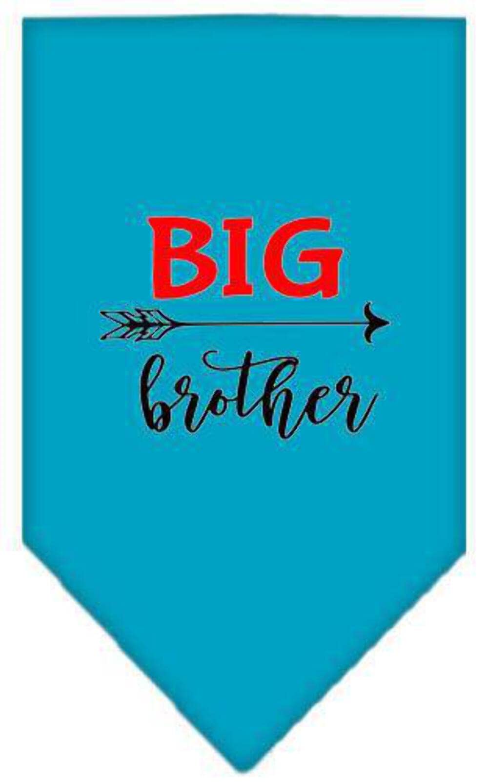 Mirage Pet Products Big Brother Screen Print Bandana Turquoise Large