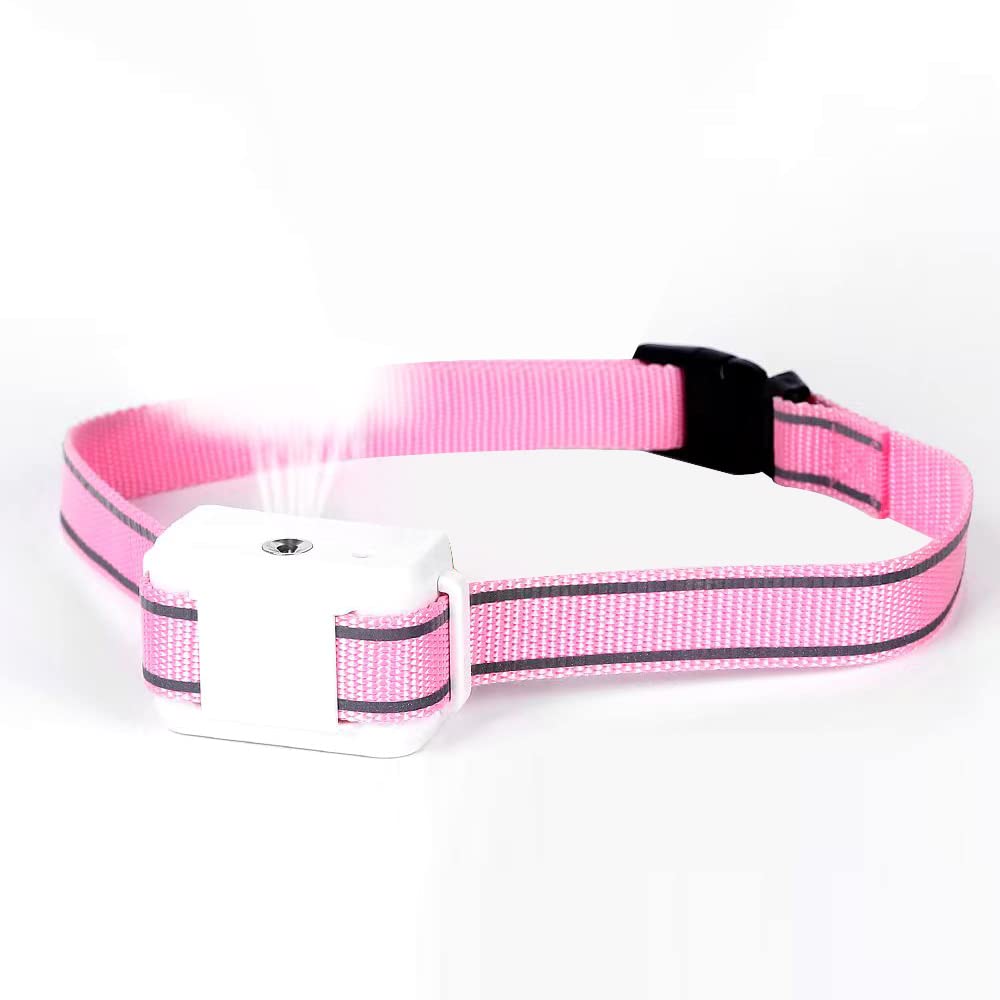 Auto Citronella Bark Collar For Dogs Citronella Dog Barking Collars Safer Rechargeable Anti Barking Collar( (Pink, Not Included 
