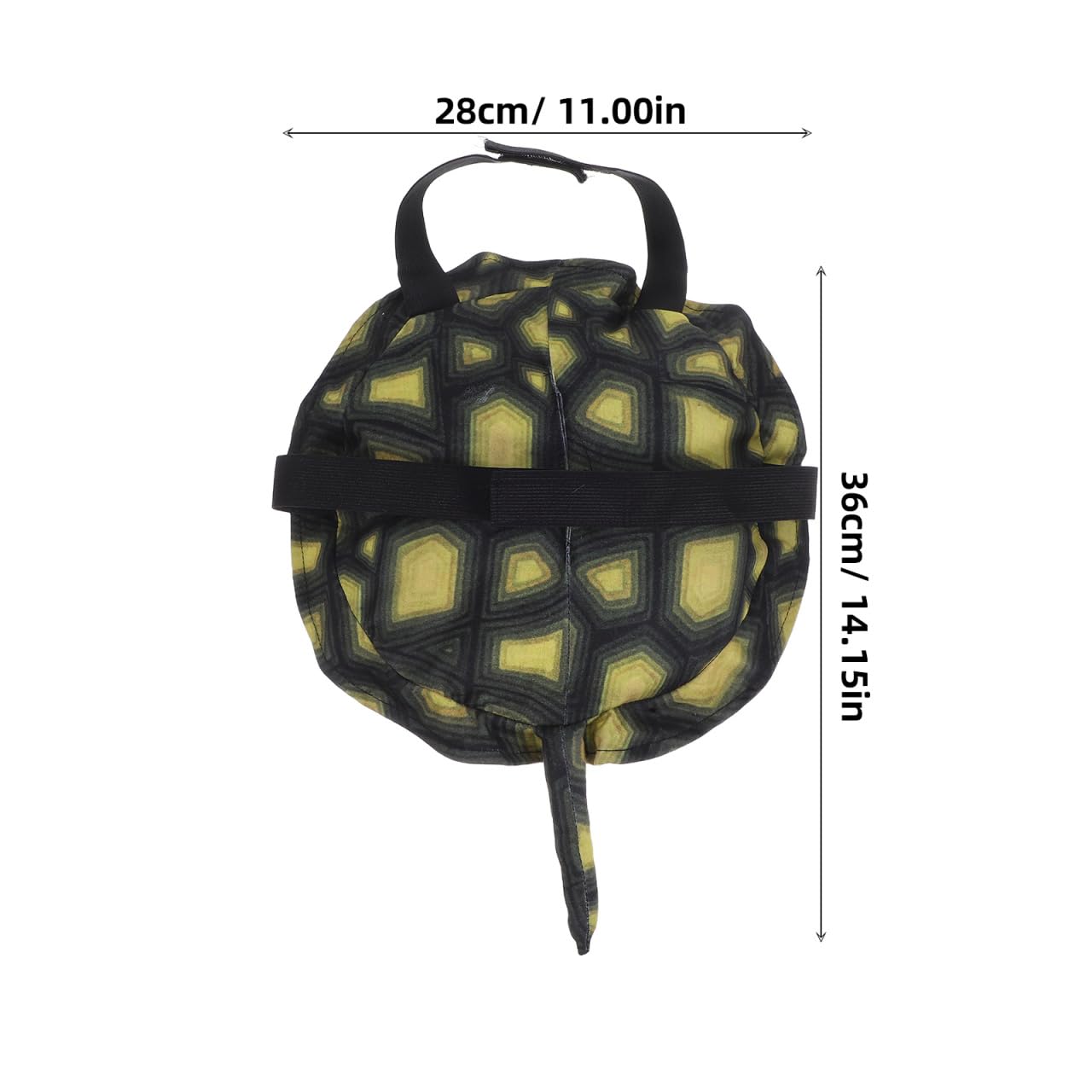 YARNOW Dog Turtle Shell Costume, Fun Pet Costumes for Halloween Parties and Festivities, Easy to Wear and Clean (Size L)