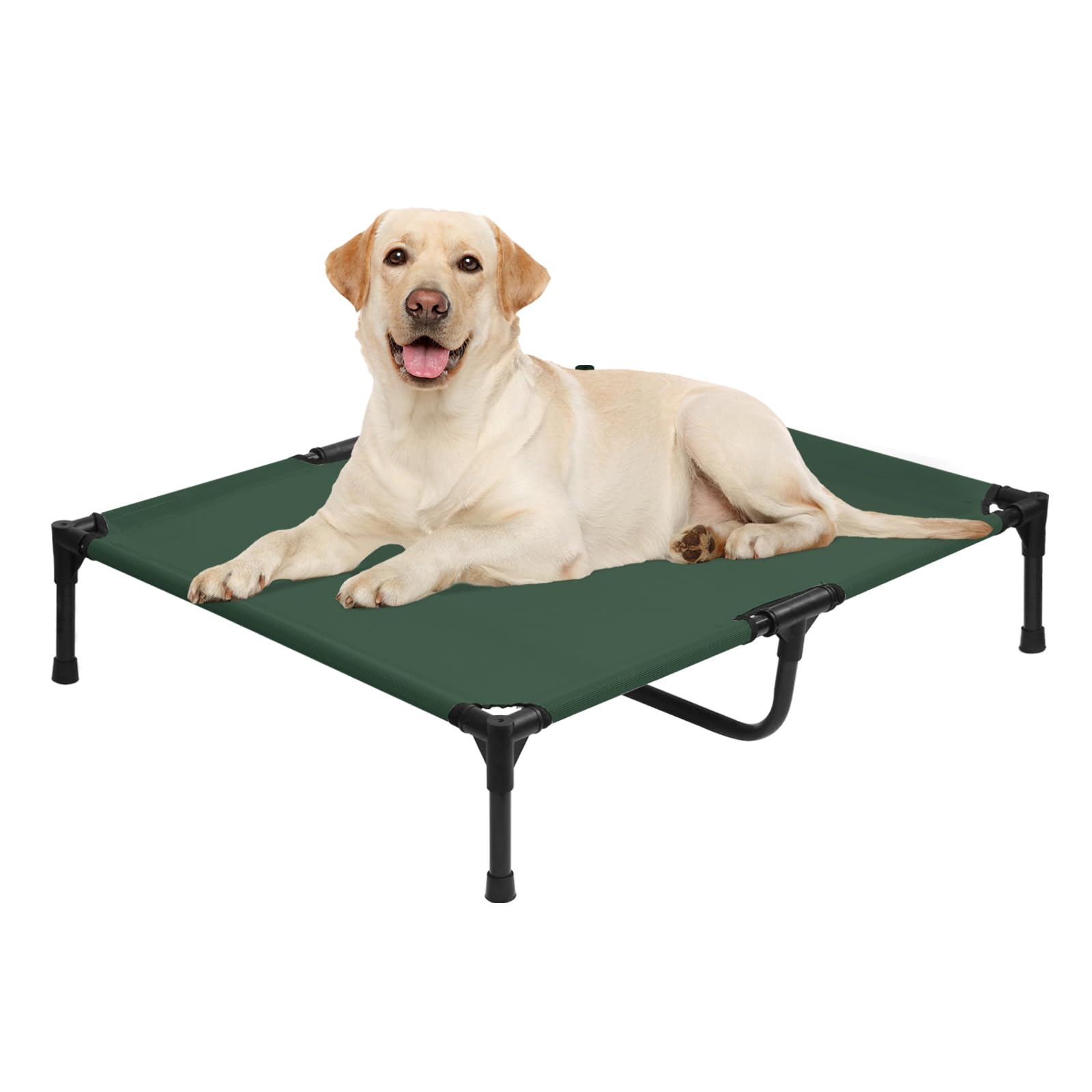 Elevated Dog Cots Beds For Large Dogs, Cooling Raised Pet Beds Large Sized Dog With Washable Breathable Mesh, Lifted Pet Cot For