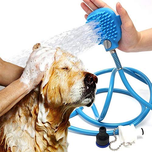 Yugmi Shop Comfortable Pet Bathing Tool For Massager Shower Cleaning Washing Sprayers Dog Brush 3 In 1 MultiFunctional Handheld