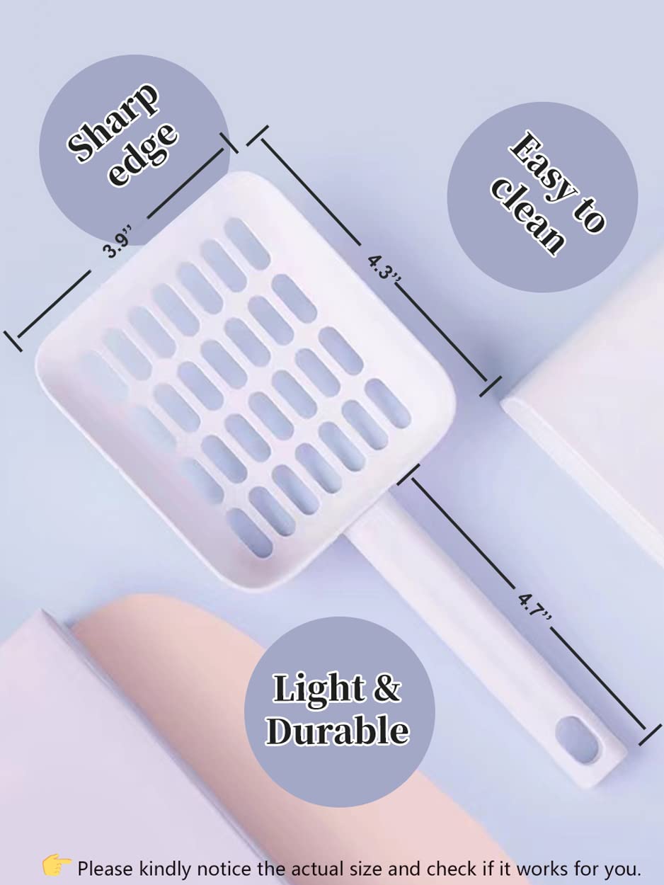 Tookincmo Cat Litter Scooper With Caddy, Cat Scooper For Litter Box With Holder Stand, Provide A Good Place To Keep The Cat Litt