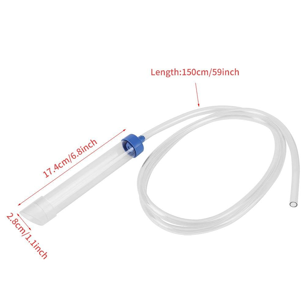 Aquarium Manual Water Changer Air Pump Siphon Fish Tank Gravel Tube Fish Tank Cleaning Tool
