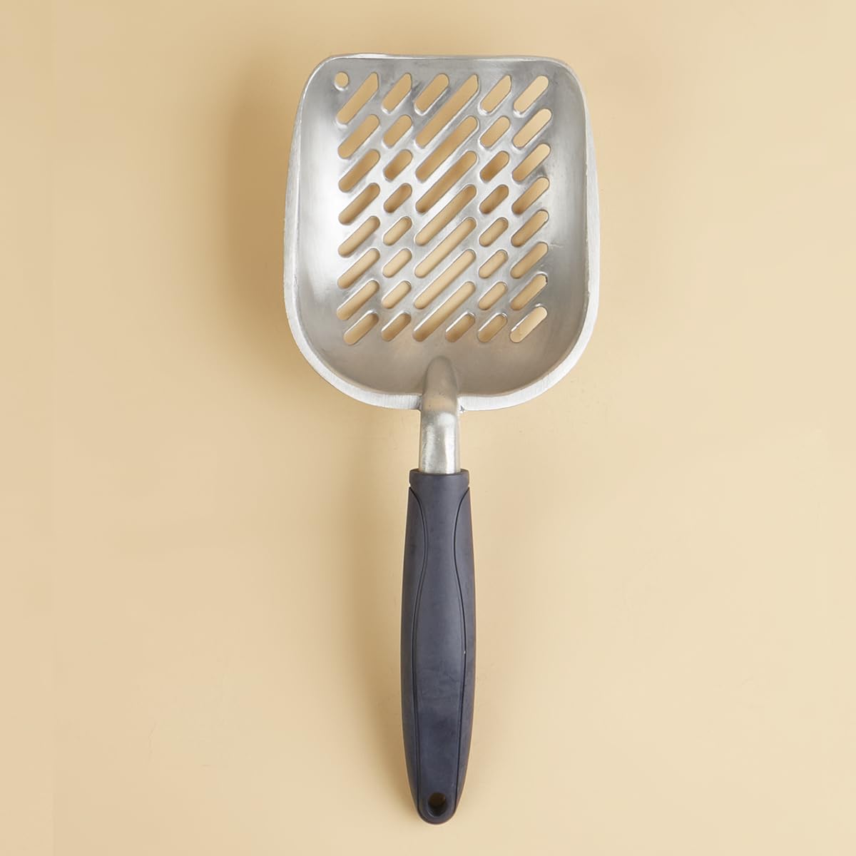 Chi-Buy Navy Blue Metal Cat Litter Scoop Durable Aluminum Screen Cat Litter Shovel Kitten Poop Scooper