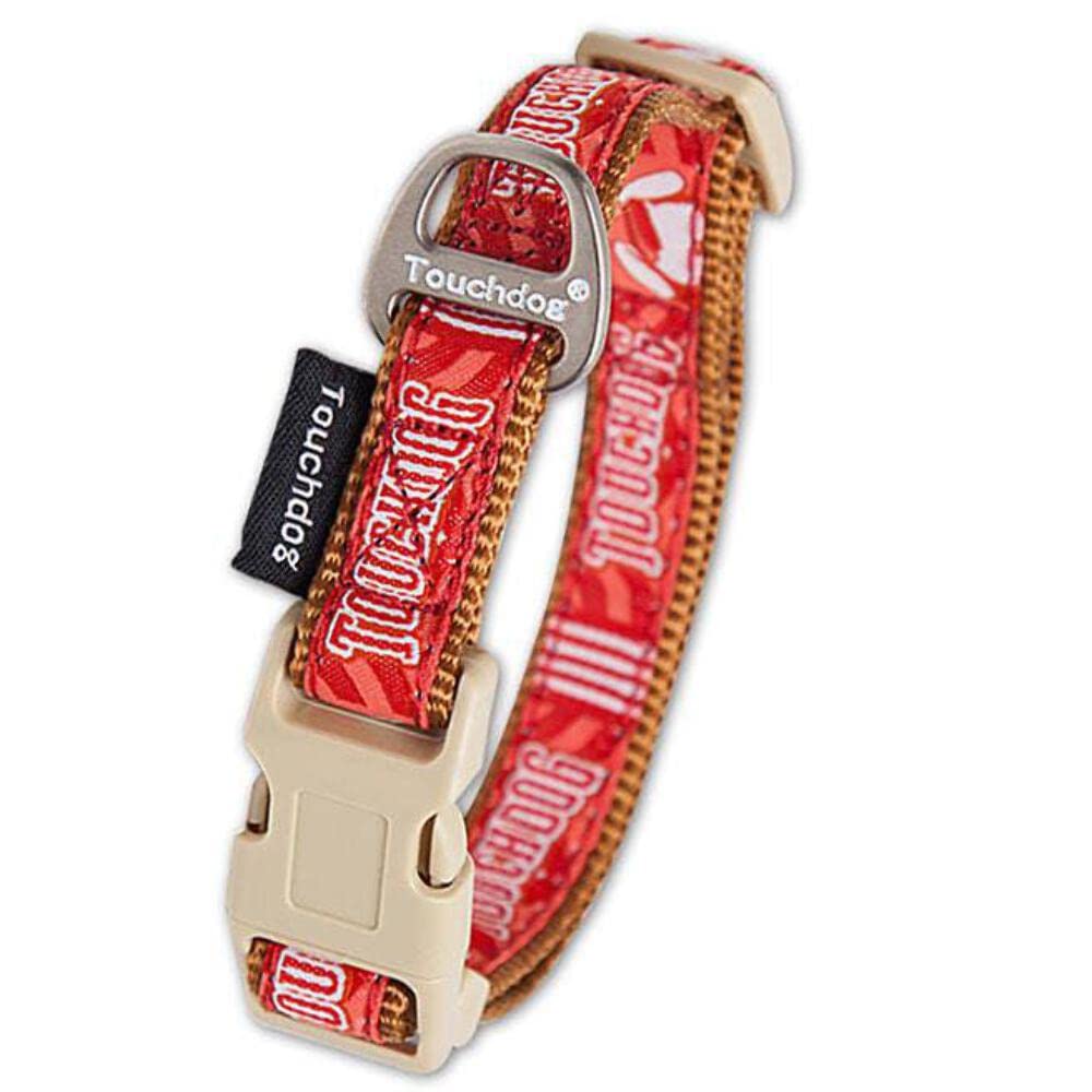Touchdog 'Funny Bun' Tough Stitched Embroidered Collar And Leash