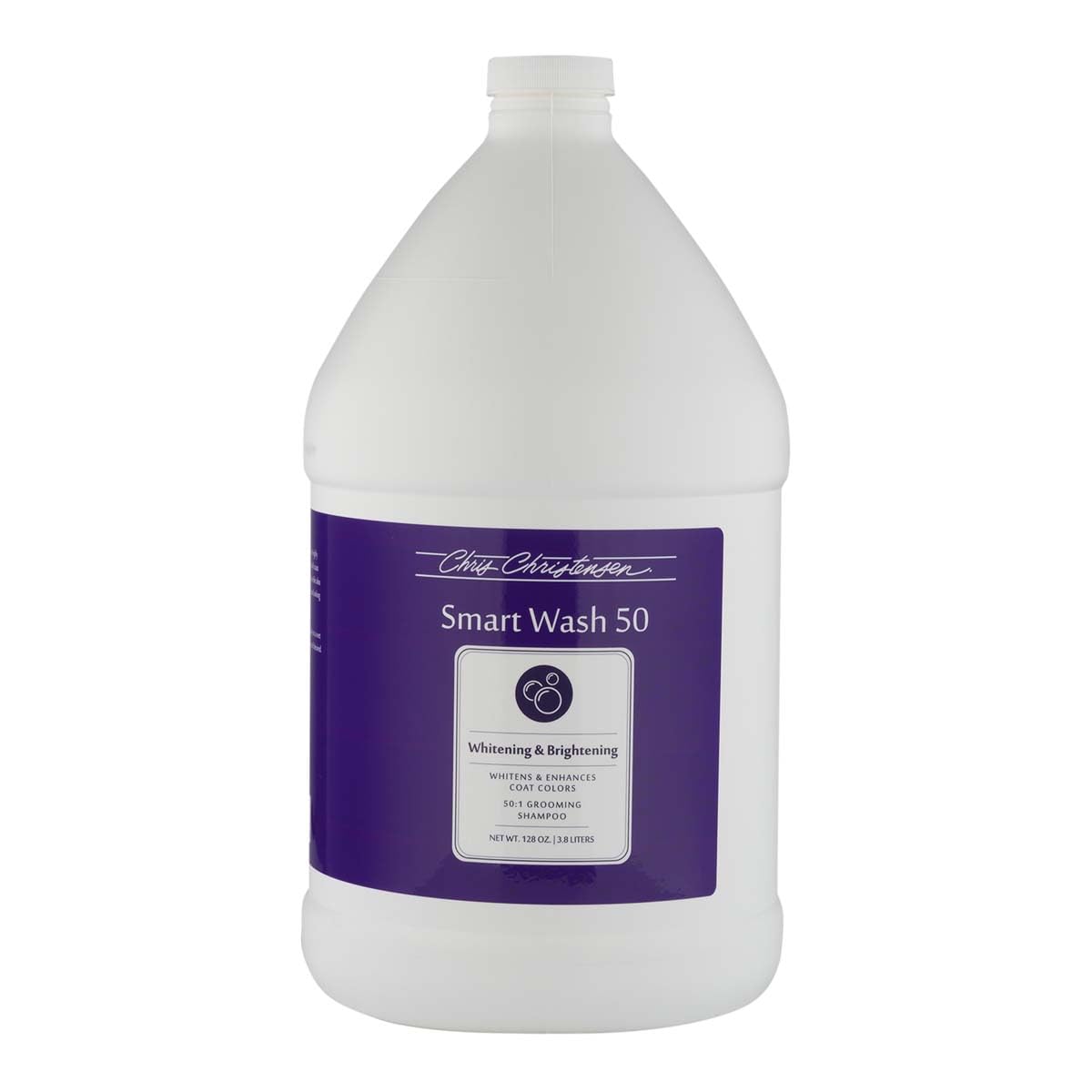 Chris Christensen SmartWash50 Whitening & Brightening Ultra Concentrated Dog Shampoo, Makes up to 50 Bottles, Groom Like a Profe