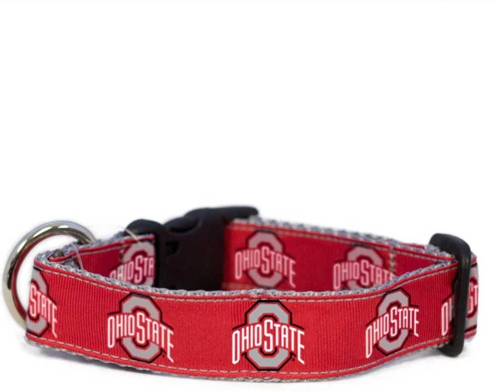 College Dog Collar (Large, Ohio State)