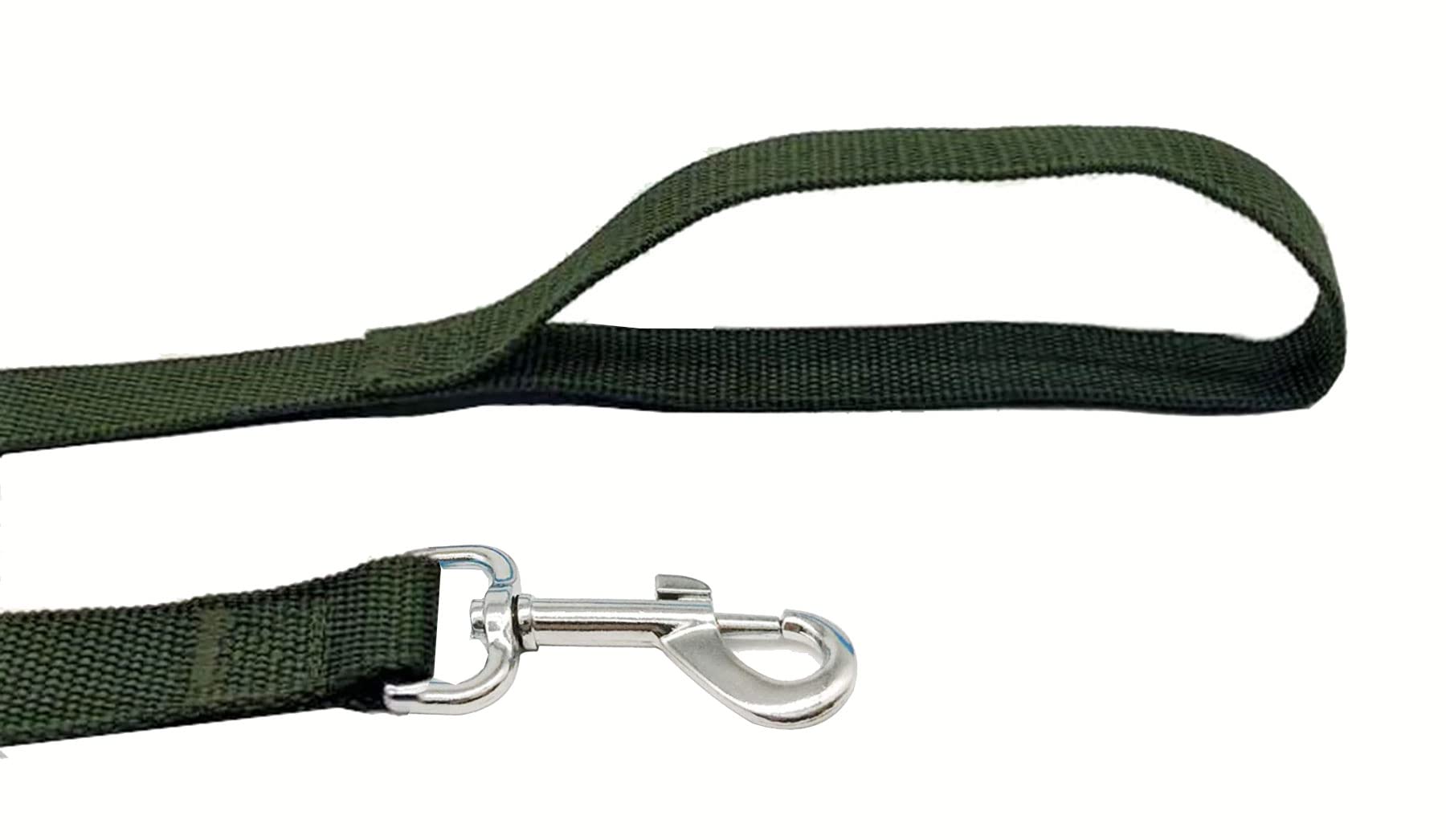 Taian 4Ft/5Ft/6Ft Strong Dog Leash, Nylon Dog Leashes For Small Medium Large Dogs (1 In X 4 Ft, Green)