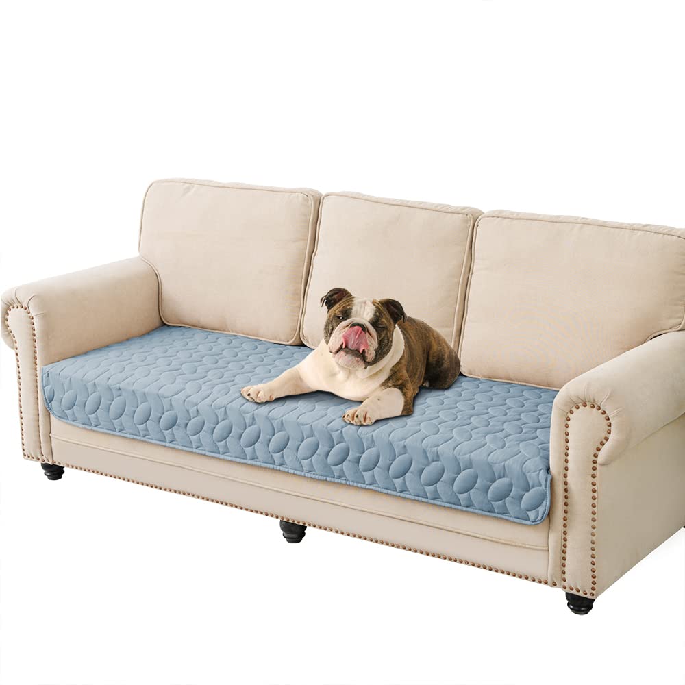 Ameritex Pet Bed Cover Dog Bed Blanket for Sofa and Furniture Waterproof New Pattern Design (30x70 Inch, Light Blue)