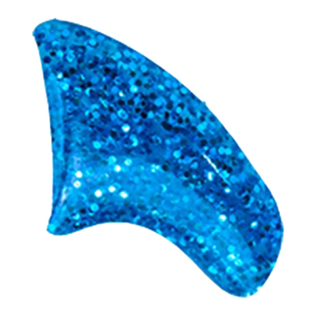 Purrdy Paws 40 Pack Soft Nail Caps for Cat Claws Blue Glitter Medium