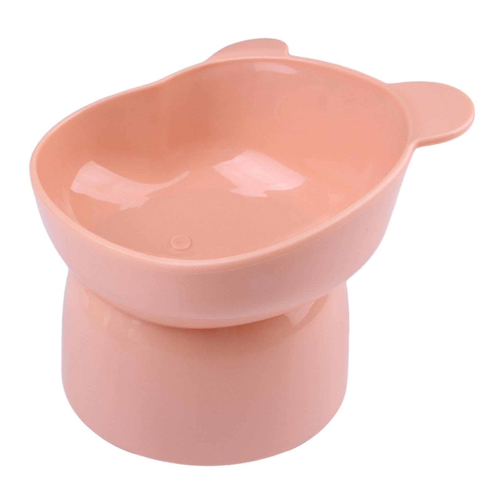 Atorse Elevated Cat Bowl Durable Non Slip Raised Cat Bowl For Small And Medium Dogs Pink|Pet Supplies|Cat Supplies|Dishes Feeder