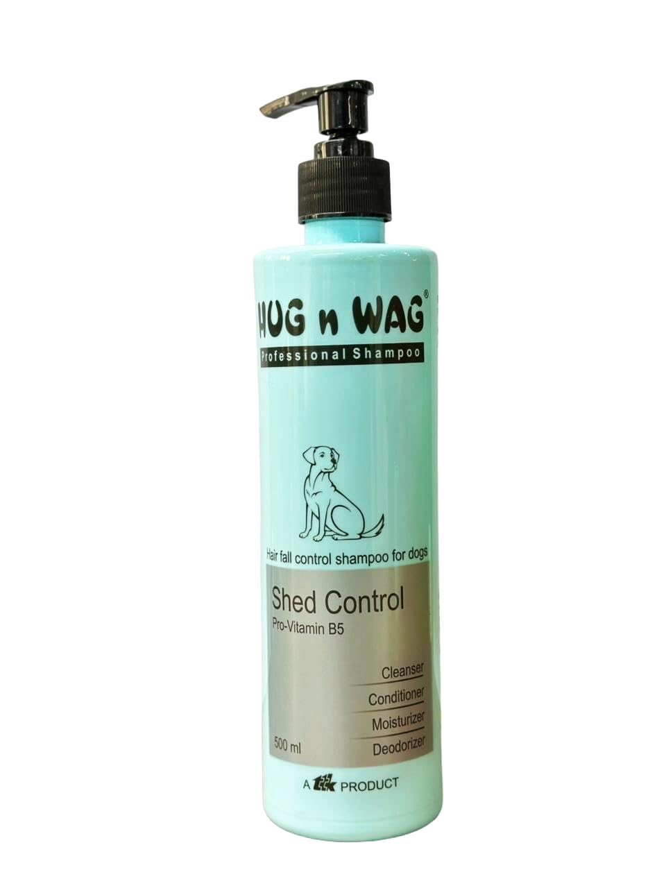 Hug N Wag Professional Shed Control Dog Shampoo | 4In1 Hair Fall Control Formula | Cleans, Conditions, Moisturizes & Deodorize