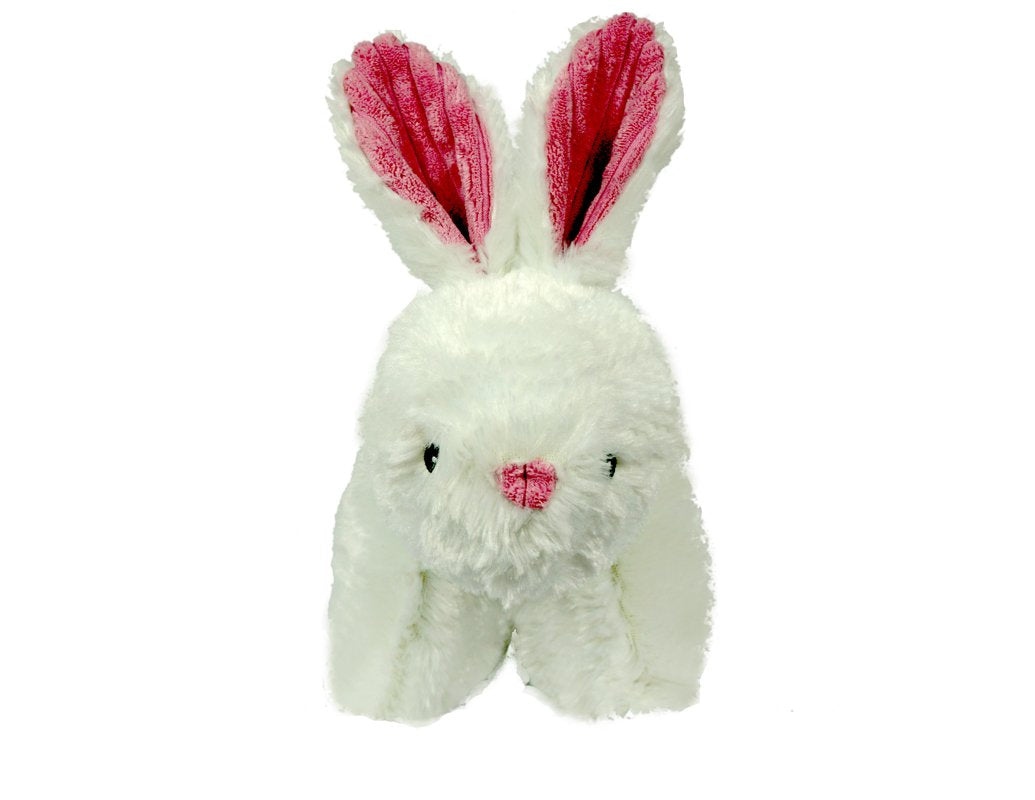 Hugglehounds Plush Dog Toys For Large Dogs & Aggressive Chewers - Squeaky Dog Toy - Soft Extra Durable Stuffed Pet Toy - Fluffy Knotless Puppy Toys - Best For All Breed | Squooshie Bunny