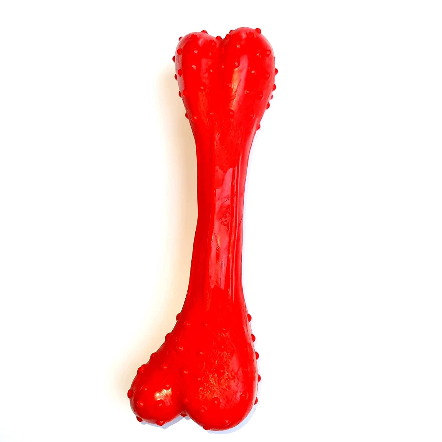 Rvpaws NonToxic Rubber Dog Chew Bone Toy, Puppy/Dog Teething Toy (Large)  8.5 Inches, 1 Piece (Colour May Vary)