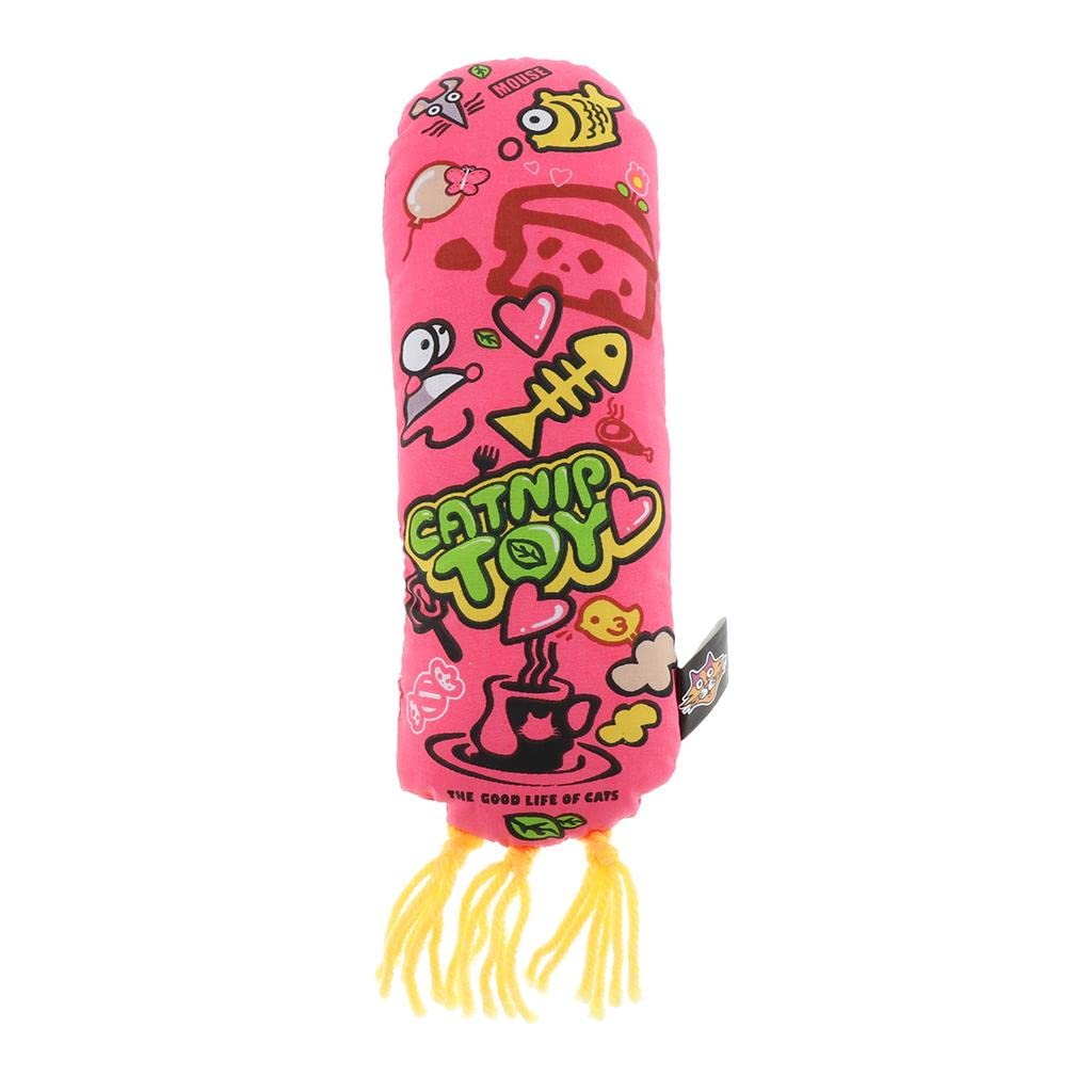 Myaddiction Catnip Toys For Cat Playing Chewing Teeth Cleaning Scratch Pet Toy Pink