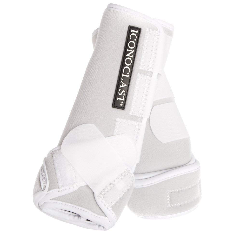 Iconoclast Front Orthopedic Support Boots Med White