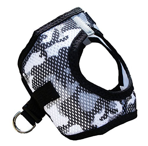 Doggie Design American River Dog Harness Camouflage Collection - Gray Camo Xs