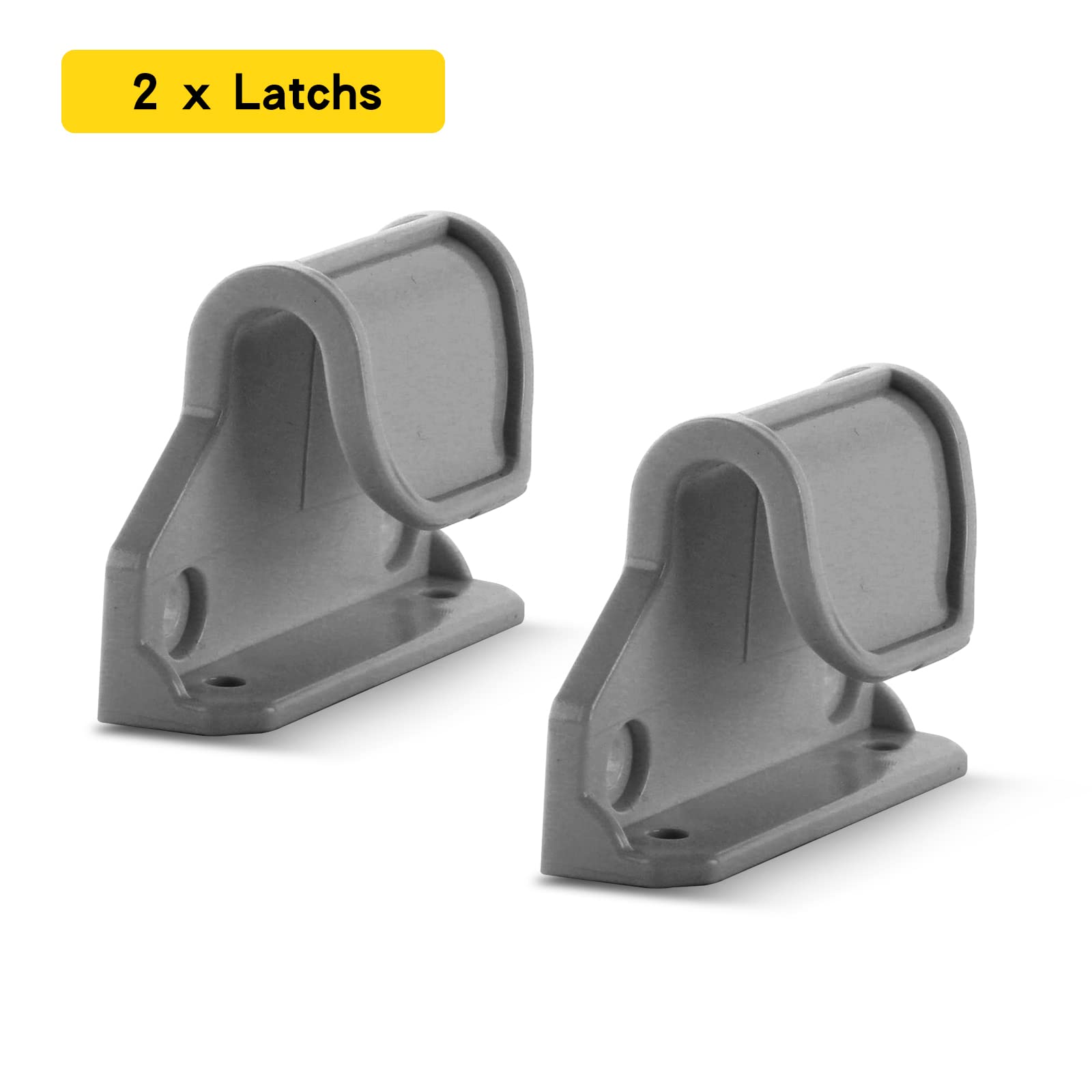 Dearlomum Retractable Baby Gate Replacement Parts, Original Hardware Set (Including 2 x Latchs + 2 x Brackets + 1 Set of Screws)