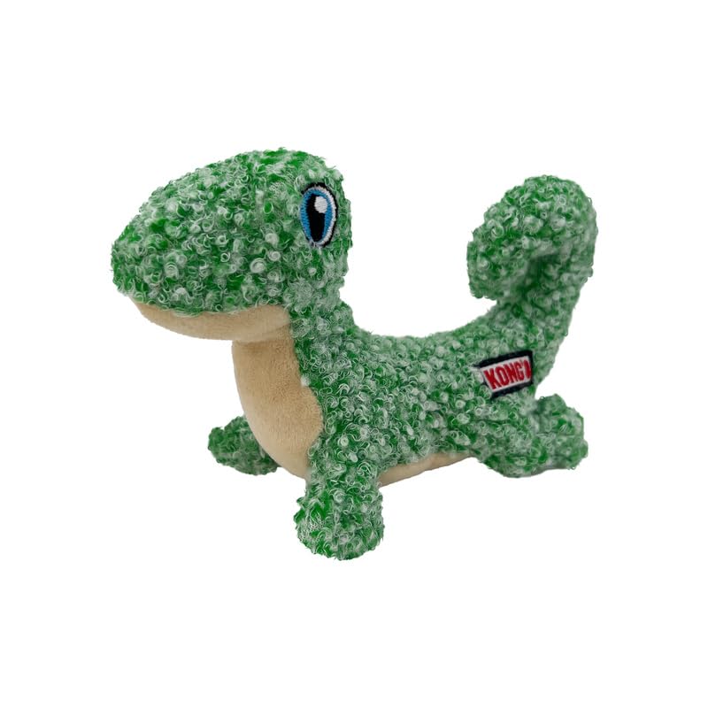 KONG Luvs Crinkle Textured Cat Toy Stuffed with Catnip (Lizard)