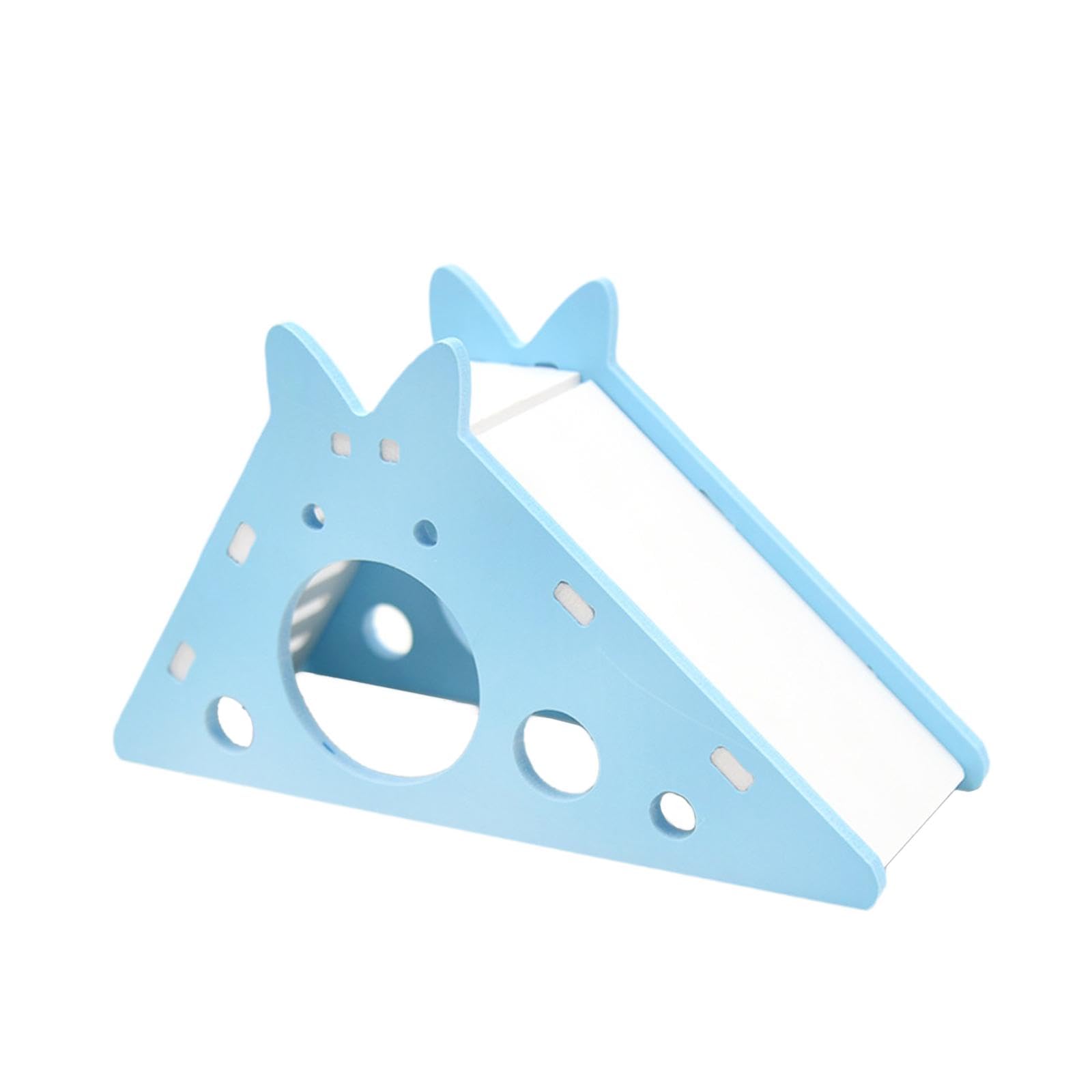 MERISHOPP Wooden Hamster House Hamster Hideaway for Dwarf Mice Chinchilla Rats Hamster Blue | Pet Supplies | Small Animal Suppli