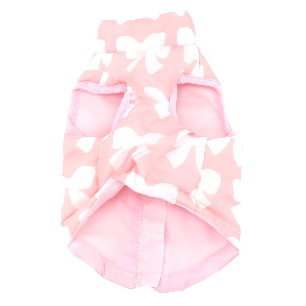 Smalllee_Lucky_Store New Various Pet Cat Dog Soft Padded Vest Harness Small Dog Clothes Pink Bow M, Model: Bfl049-Pink-M