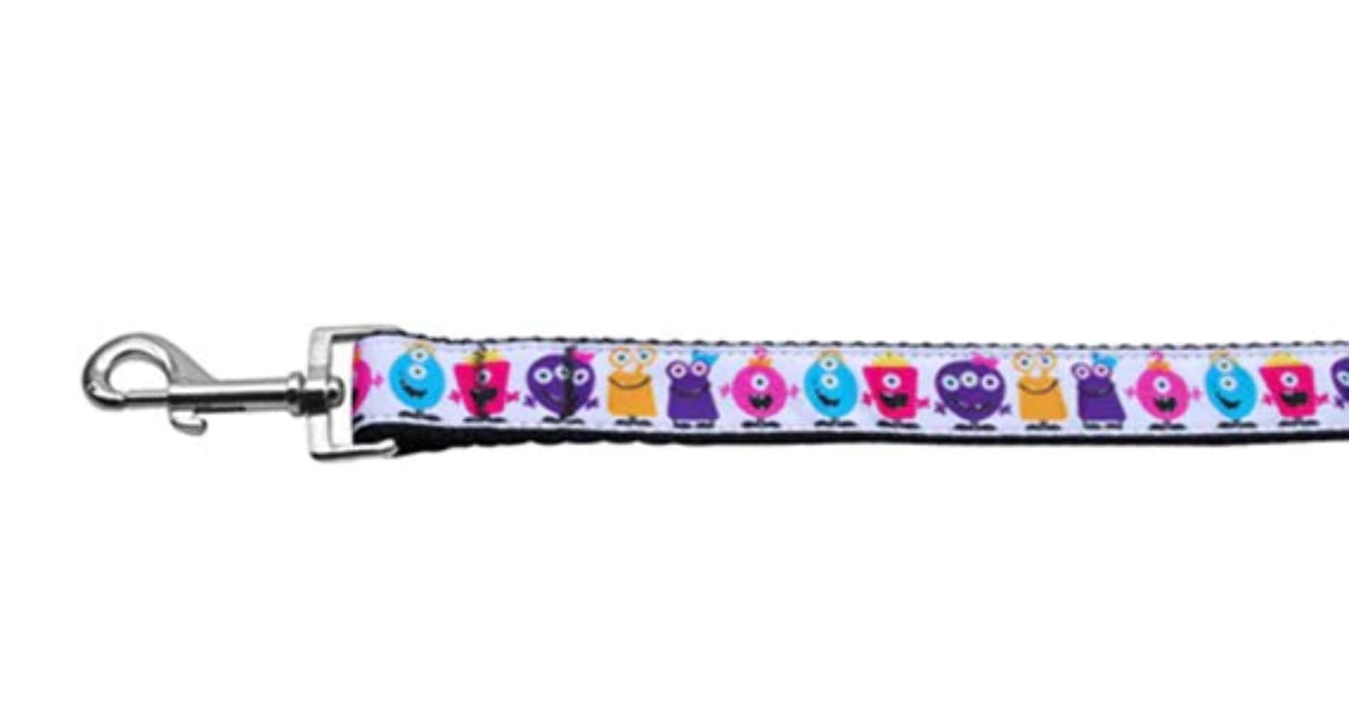 Pet Dog & Cat Nylon Collar or Leash, "Monsters" XL Collar