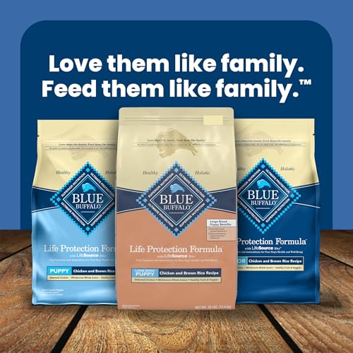 Blue Buffalo Life Protection Formula Large Breed Puppy Dry Dog Food with DHA, Vital Nutrients & Antioxidants, Made with Natural