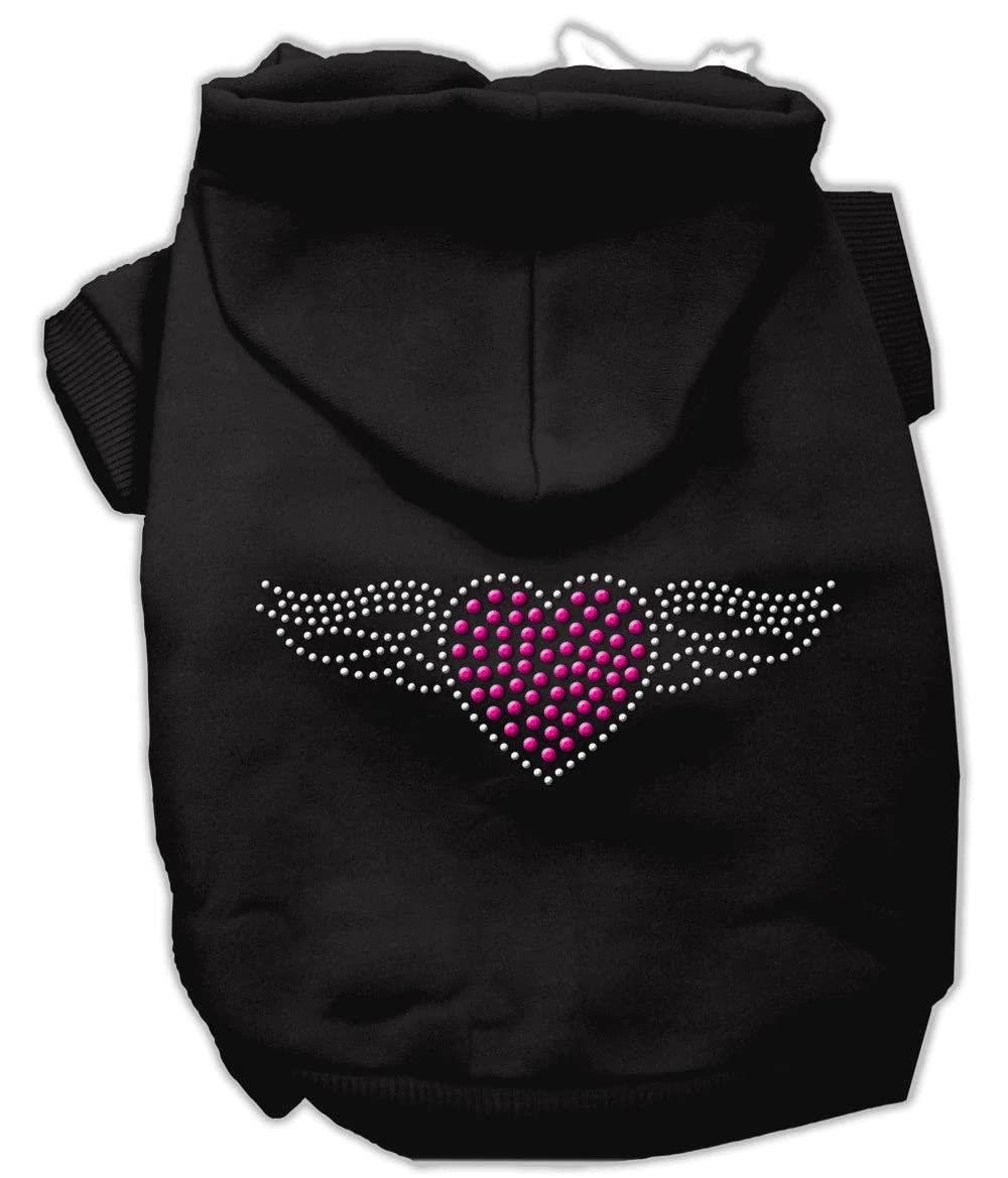 Pet, Dog & Cat Hoodie Rhinestone, "Aviator" Red 3XL (25-35 lbs.)