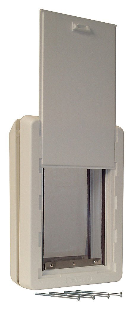 Ideal Pet Products Ruff-Weather Pet Door With Telescoping Frame Extra Large 9.75 X 17 Flap Size