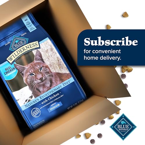 Blue Buffalo Wilderness Natures Evolutionary Diet High-Protein, Grain-Free Natural Dry Food for Adult Cats, Chicken, 11-lb. Bag