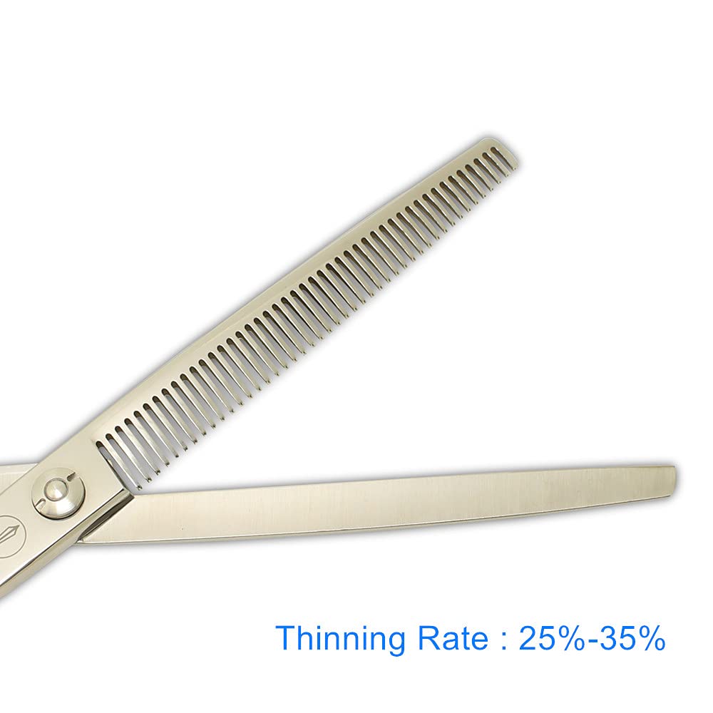 Hashimoto Dog Blending Shears,Dog Texturizing Scissors,Cat Blender,45 Teeth,7.0 Inch,Light Weight.