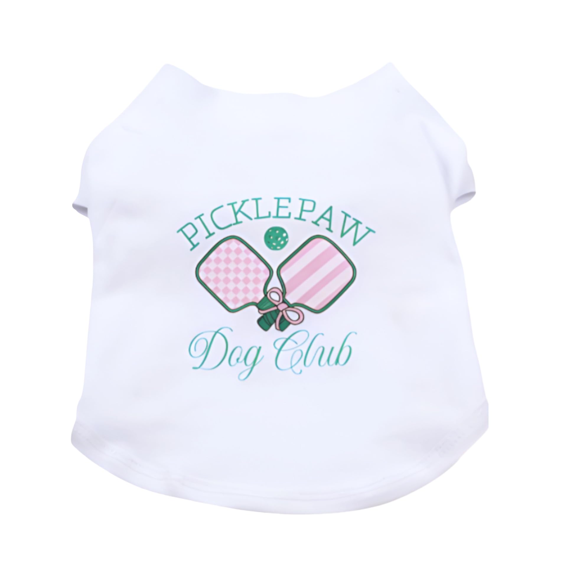 Dog T-Shirt Tee Clothes Vest Lightweight Stretchy Soft Cool Breathable Puppy (Picklepaw, Large)