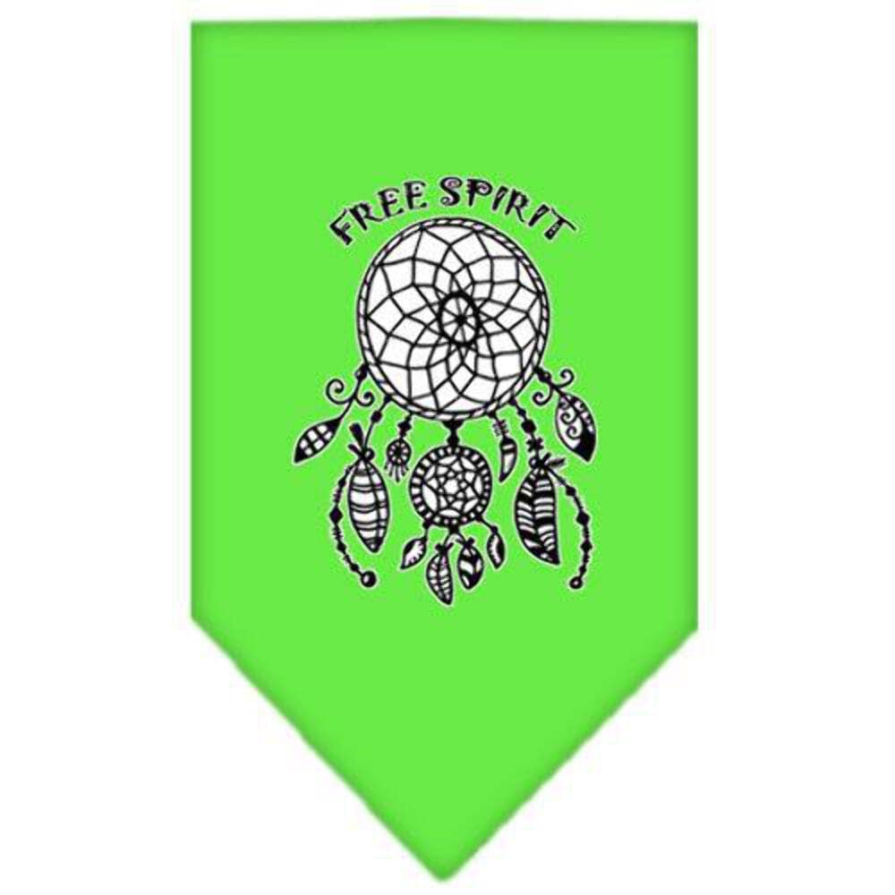 Mirage Pet Products Free Spirit Screen Print Bandana Red Small
