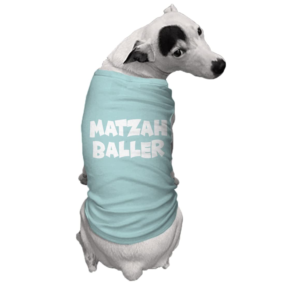 Matzah Baller - Matzo Hanukkah Passover Seder Dog Shirt (Chill, Large)
