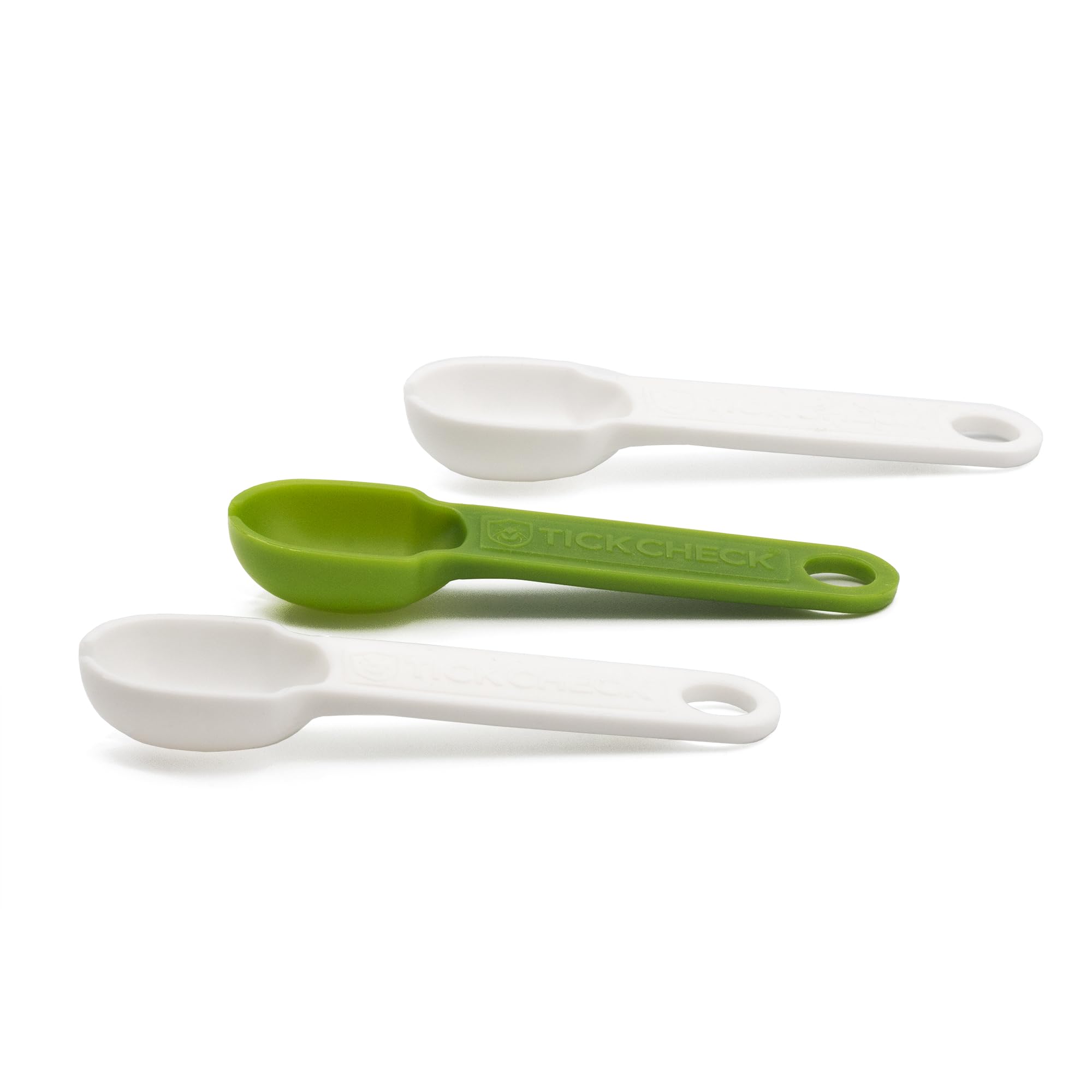 Tickcheck Tick Remover Spoon - 3 Pack Of Lightweight Tick Remover Tools With Free Tick Id Card & Carabiner (2 Sets, 6 Spoons)