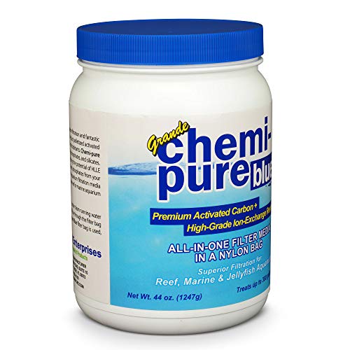 Boyd Enterprises Cpblu44 Chemi-Pure Blue Grande Aquarium Filtration, 44 Oz, Black