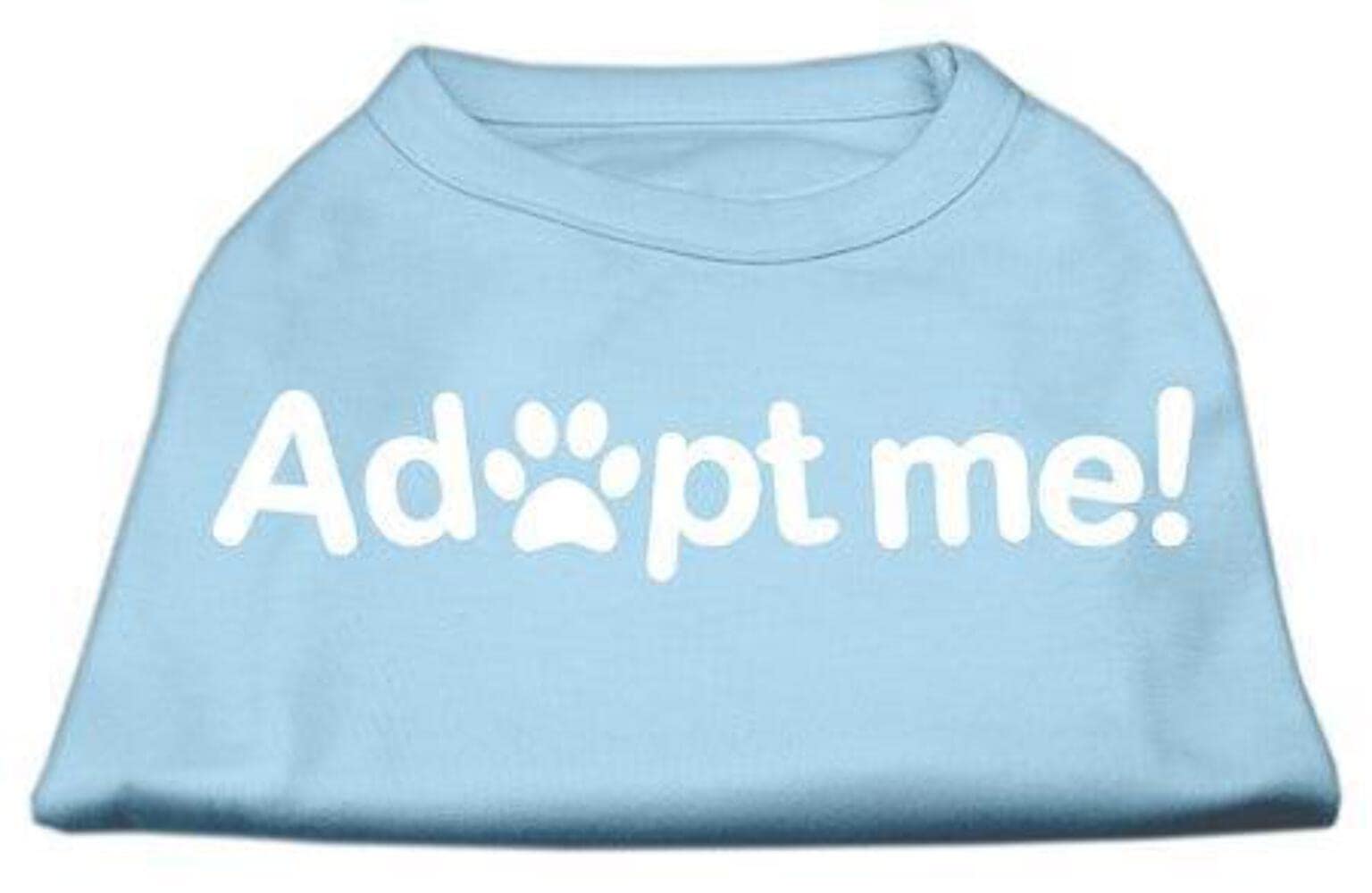 Mirage Pet Products Adopt Me Screen Print Shirt, Small, Bright Pink